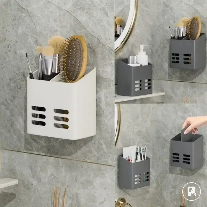Banyo ürünleri için deliksiz raf
